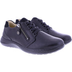Fidelio | Hi Energy | Schwarz Rocky | Leder | Multistretch | Weite: H | Damen Schnürer