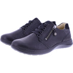 Fidelio | Hi Energy | Schwarz Rocky | Leder | Multistretch | Weite: H | Damen Schnürer
