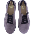 Fidelio | Hi Energy | Mush Nubi-Grau | Leder | Multistretch | Weite: H | Damen Schnürer