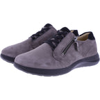 Fidelio | Hi Energy | Mush Nubi-Grau | Leder | Multistretch | Weite: H | Damen Schnürer