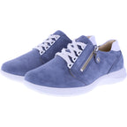 Fidelio | Hi Energy | Royal-Blau | Nubukleder | Multistretch | Weite: H | Damen Schnürer