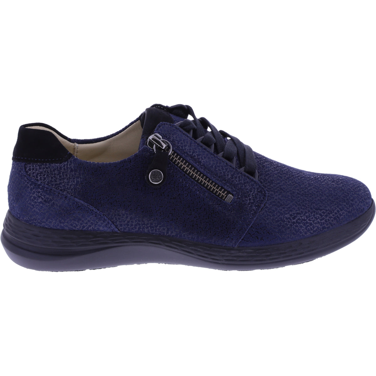 Fidelio | Hi Energy | Notte-Dunkelblau Float | Leder | Multistretch | Weite: H | Damen Schnürer