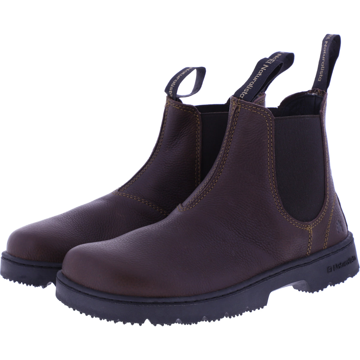 El Naturalista | Nomada | N5262A | Dunkelbraun Kalbsleder | Barfuß-Chelsea-Boots