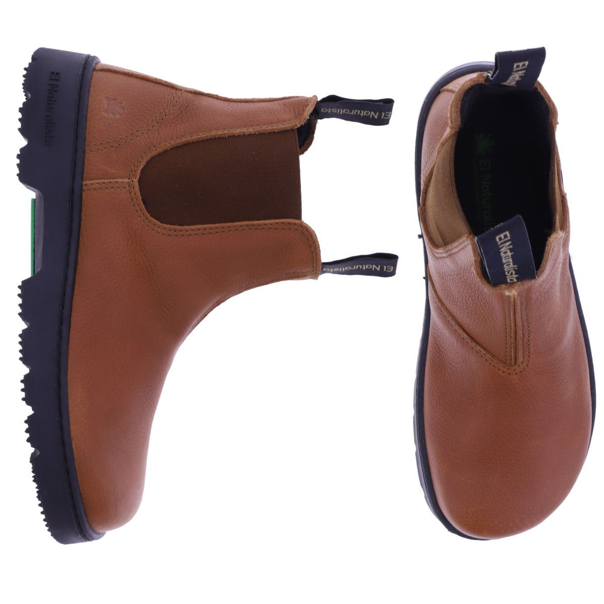 El Naturalista | Nomada | N5262A | Cuero-Braun Kalbsleder | Barfuß-Chelsea-Boots