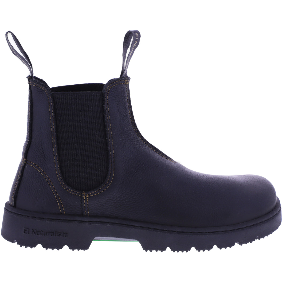 El Naturalista | Nomada | N5262A | Schwarz Kalbsleder | Barfuß-Chelsea-Boots