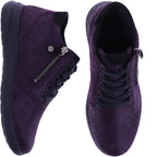 Fidelio | Hi Energy | Prugna-Lila | Leder | Multistretch | Weite: H | Damen Bootie