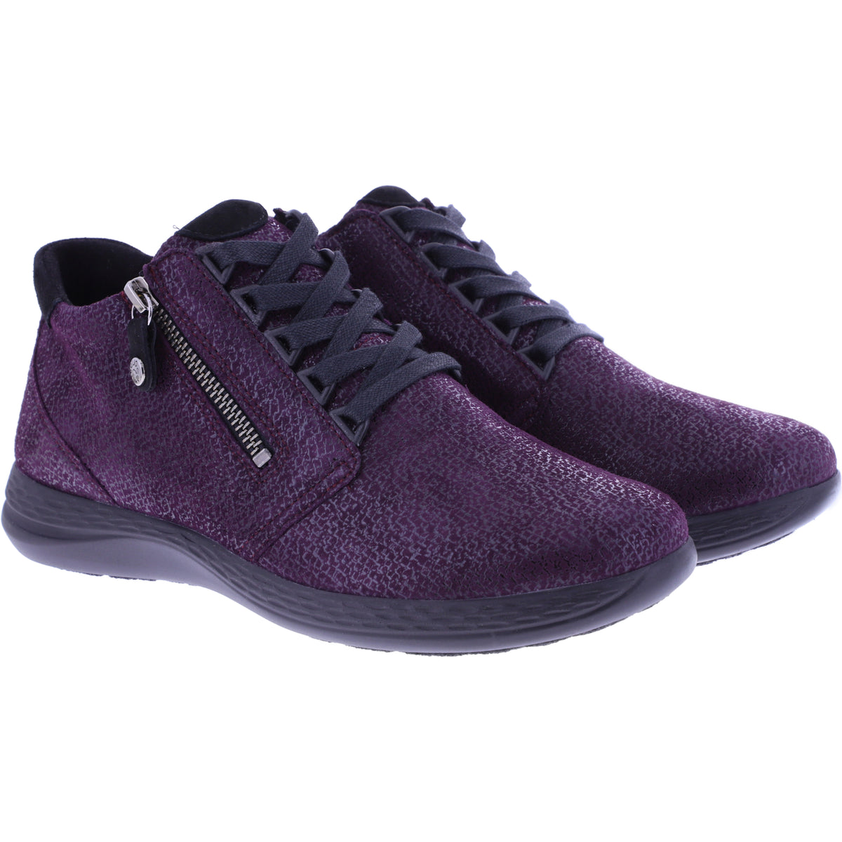 Fidelio | Hi Energy | Prugna-Lila | Leder | Multistretch | Weite: H | Damen Bootie