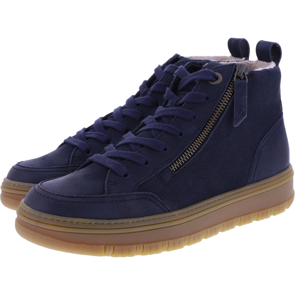 Paul Green | 5289-068 | Space-Dunkelblau | Wechselfußbett | Kalbsleder | Damen Booties