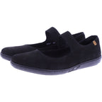 El Naturalista | Coral | N5301 | Schwarz-Schwarz | Kalbsleder | Damen Riemchen-Ballerinas
