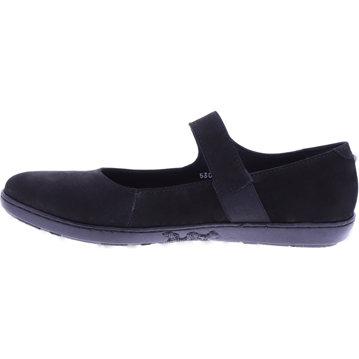 El Naturalista | Coral | N5301 | Schwarz-Schwarz | Kalbsleder | Damen Riemchen-Ballerinas