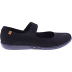 El Naturalista | Coral | N5301 | Schwarz-Schwarz | Kalbsleder | Damen Riemchen-Ballerinas