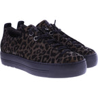 Paul Green | 5417-098 | Glossy Leo-Bronze | Veloursleder | Damen Sneaker