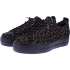 Paul Green | 5417-098 | Glossy Leo-Bronze | Veloursleder | Damen Sneaker