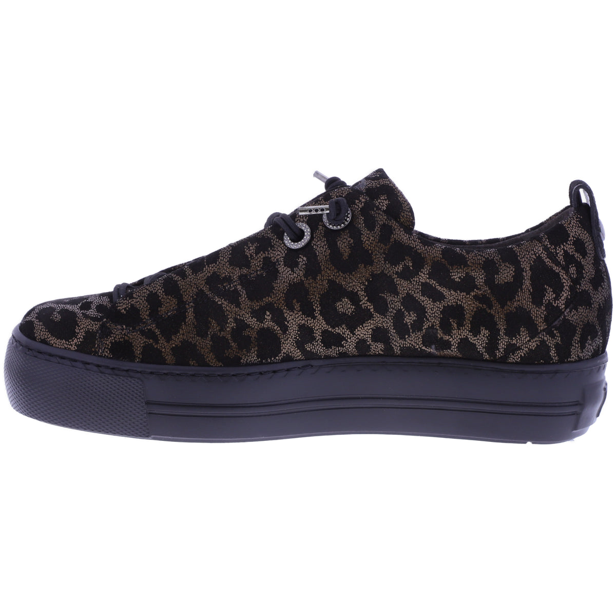Paul Green | 5417-098 | Glossy Leo-Bronze | Veloursleder | Damen Sneaker