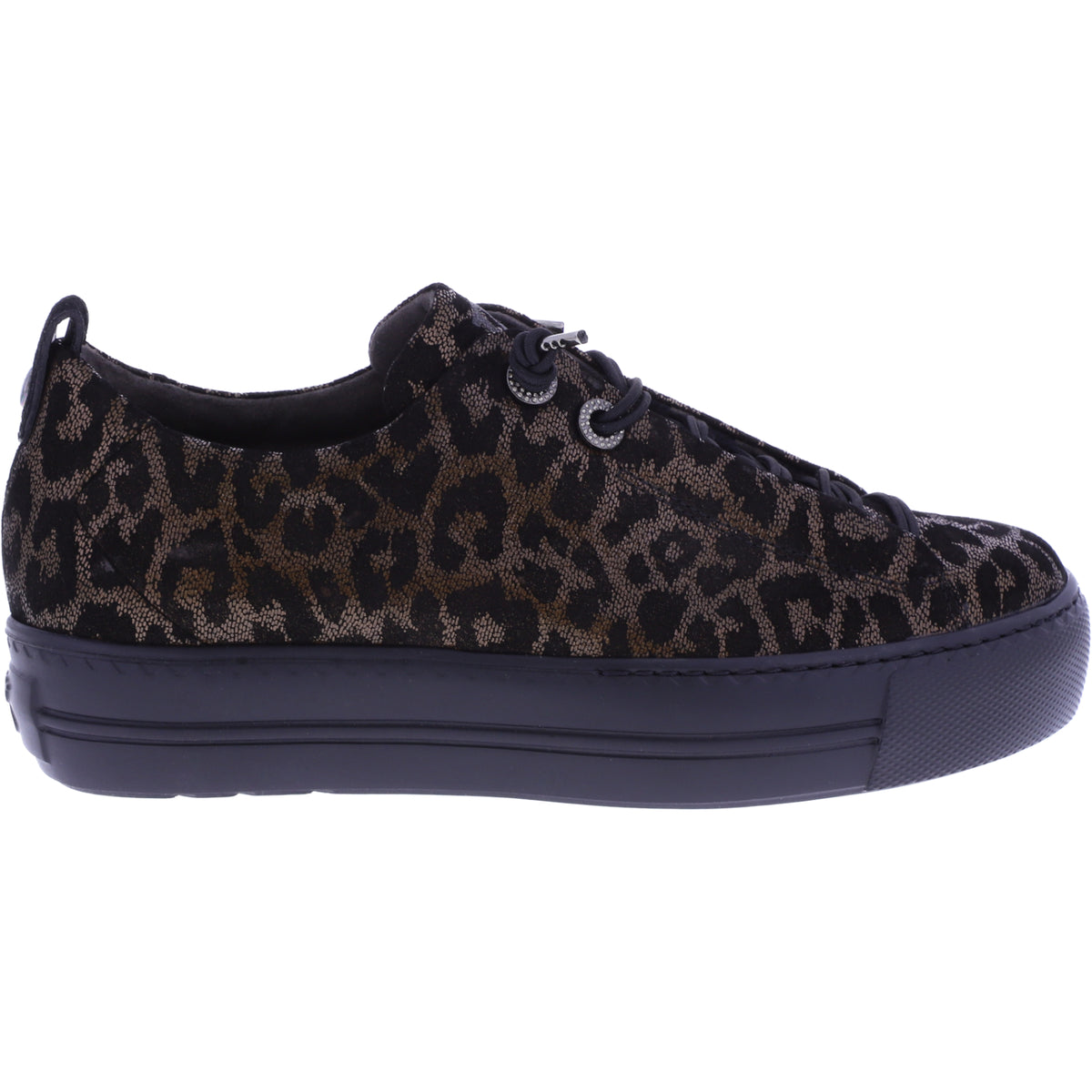 Paul Green | 5417-098 | Glossy Leo-Bronze | Veloursleder | Damen Sneaker