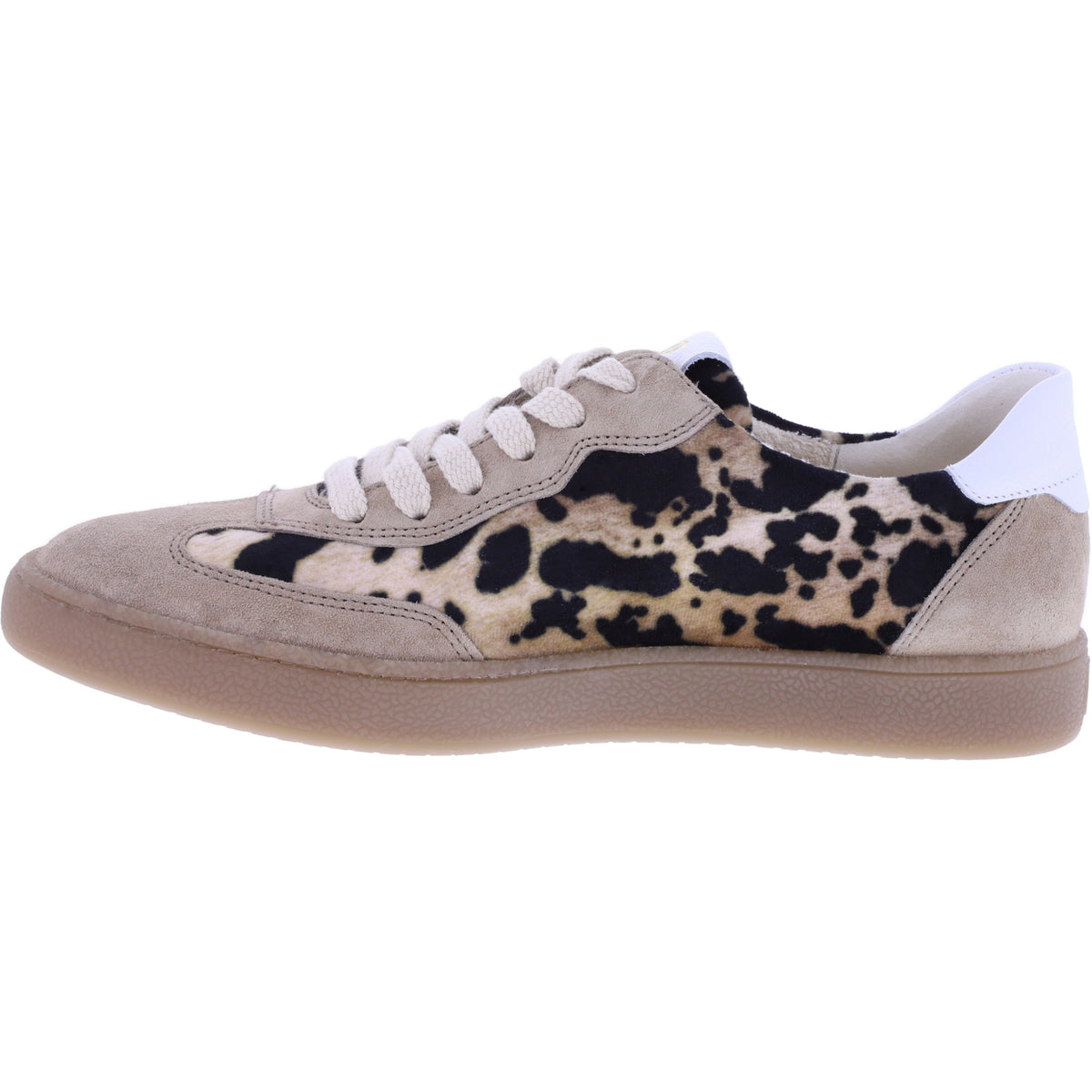 Paul Green | 5437-139 | Beige-Leo-Sand | Weiches Kalbsleder | Damen Sneaker