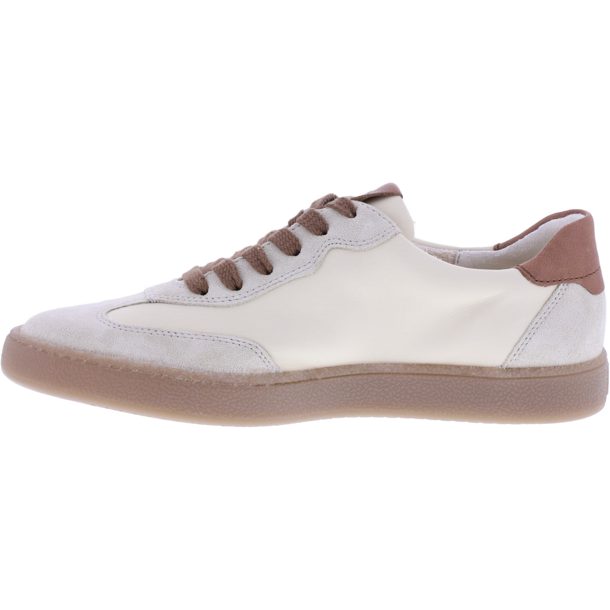 Paul Green | 5437-149 | Beige-Braun Vintage Look | Weiches Kalbsleder | Damen Sneaker