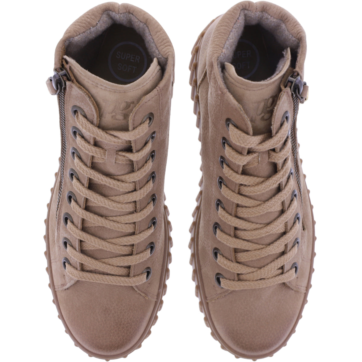 Paul Green | 5446-038 | Tan-Cognacbraun | Weiches Kalbsleder | Damen Booties