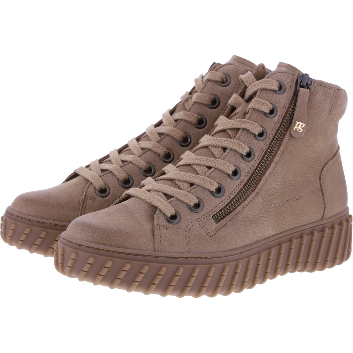 Paul Green | 5446-038 | Tan-Cognacbraun | Weiches Kalbsleder | Damen Booties