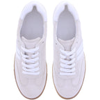 Paul Green | 5450-227 | Shell-White | Velours-Nubuk-Kalbsleder | Damen Sneaker