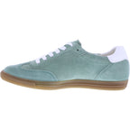 Paul Green | 5450-257 | Wasabi-White-Grün | Velours-Kalbsleder | Damen Sneaker