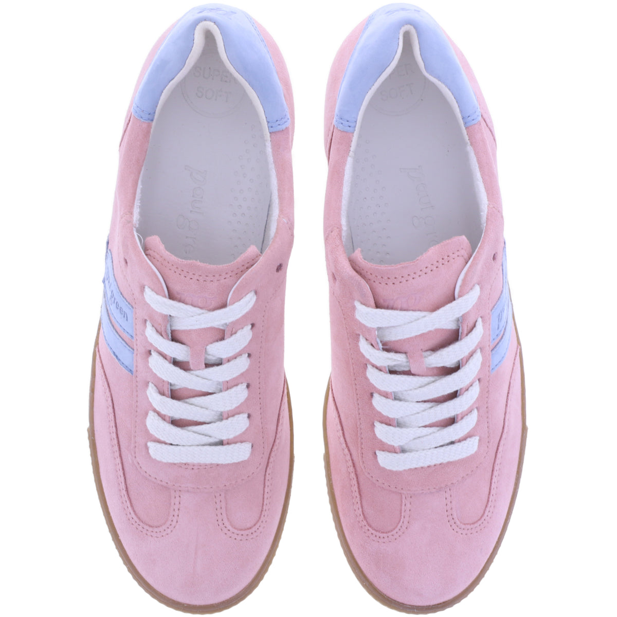 Paul Green | 5450-277 | Rose-Sky | Velours-Nubuk-Kalbsleder | Damen Sneaker