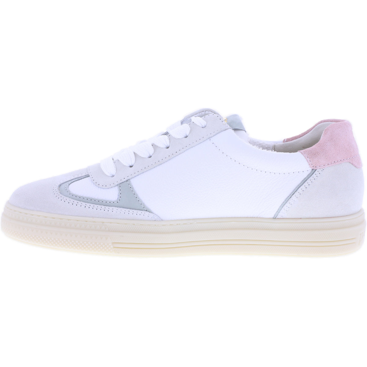 Paul Green | 5466-049 | White-Offwhite-Pastell | Weiches Kalbsleder | Damen Sneaker
