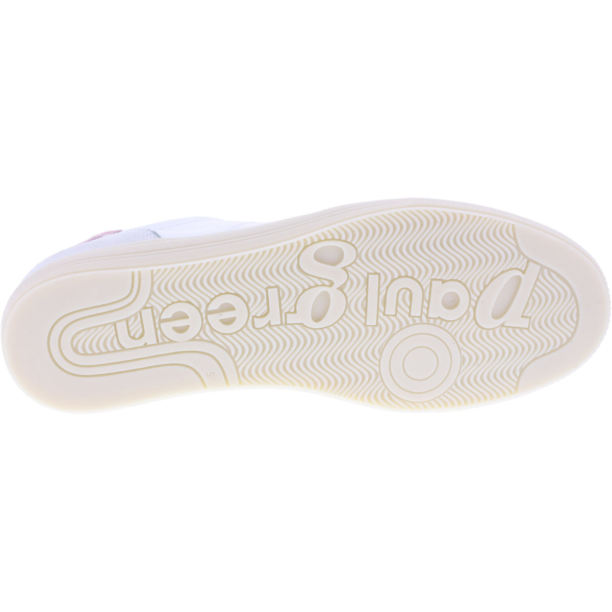 Paul Green | 5466-049 | White-Offwhite-Pastell | Weiches Kalbsleder | Damen Sneaker