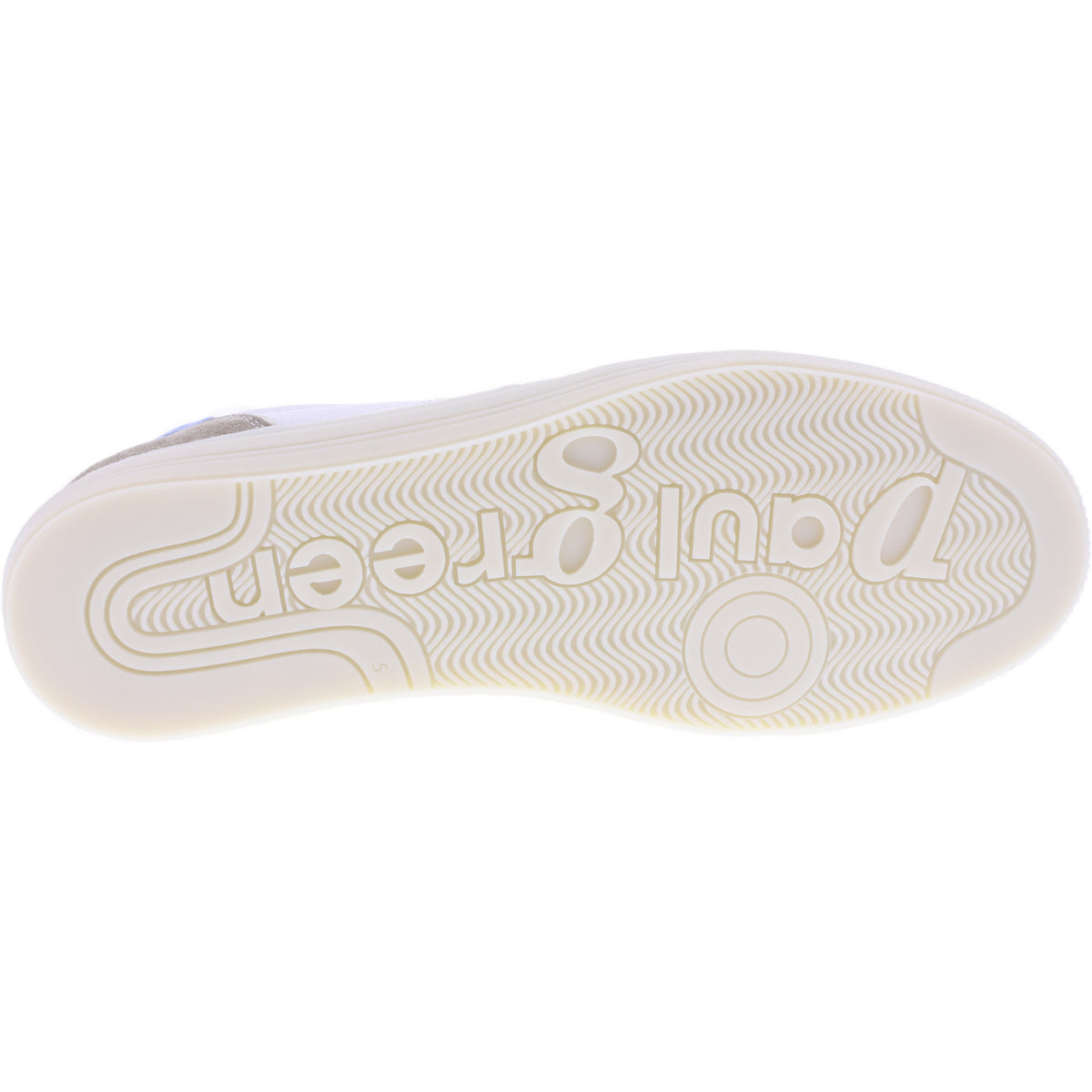 Paul Green | 5466-059 | White-Offwhite-Creme | Weiches Kalbsleder | Damen Sneaker