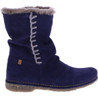 El Naturalista / Modell: N5468 Angkor / Farbe: Lux Suede Ocean Leder-Lammfell / Damen Stiefel