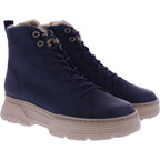 Paul Green | 5497-028 | Ocean-Dunkelblau | Weiches Kalbsleder | Damen Booties