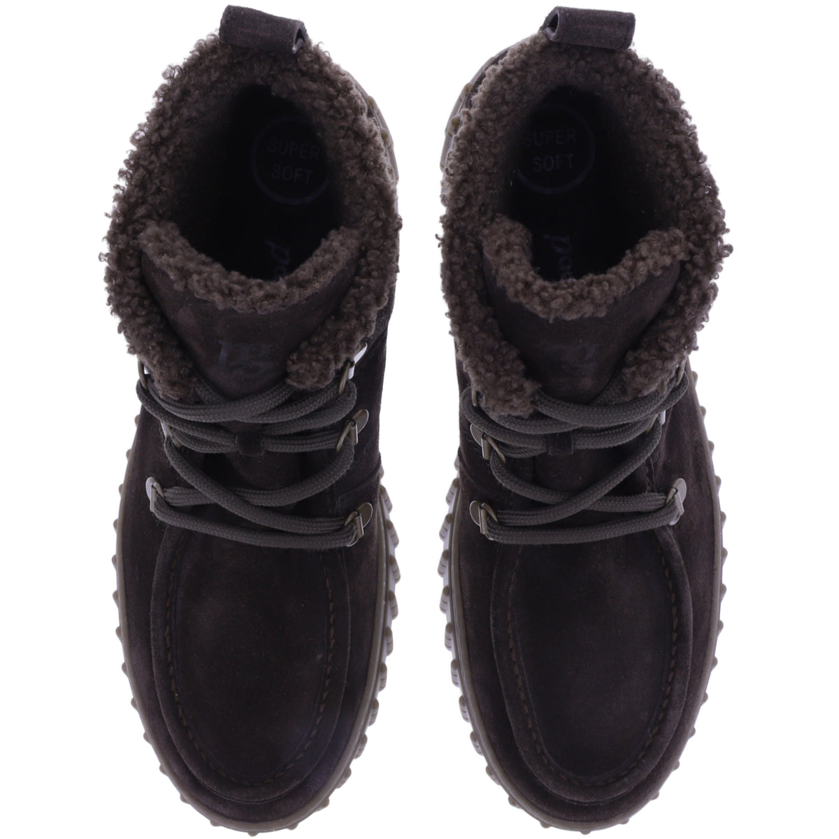 Paul Green | 5502-010 | Mocca-Braun | Weiches Kalbsleder | Damen Stiefeletten