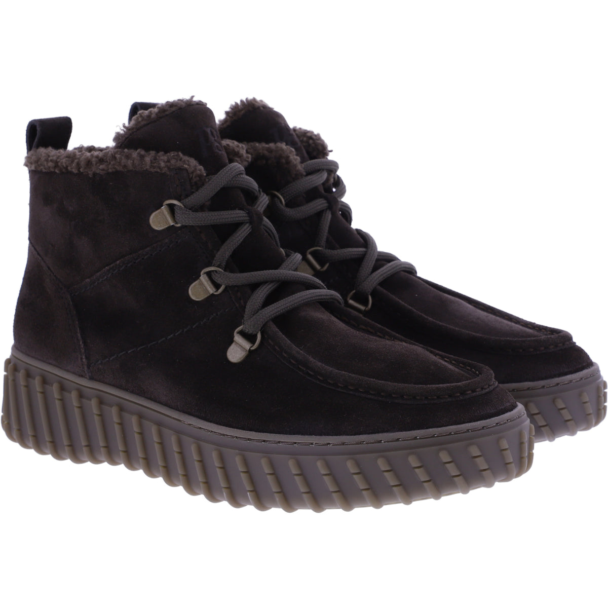 Paul Green | 5502-010 | Mocca-Braun | Weiches Kalbsleder | Damen Stiefeletten