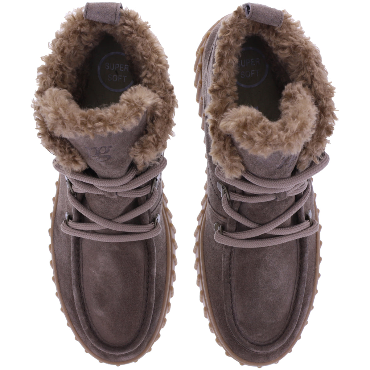 Paul Green | 5502-030 | Braun-Earth-Taupe | Weiches Kalbsleder | Damen Stiefeletten