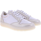 Paul Green | 5515-039 | Shell-Ivory - Beige-Gold | Weiches Kalbsleder | Damen Schnürer