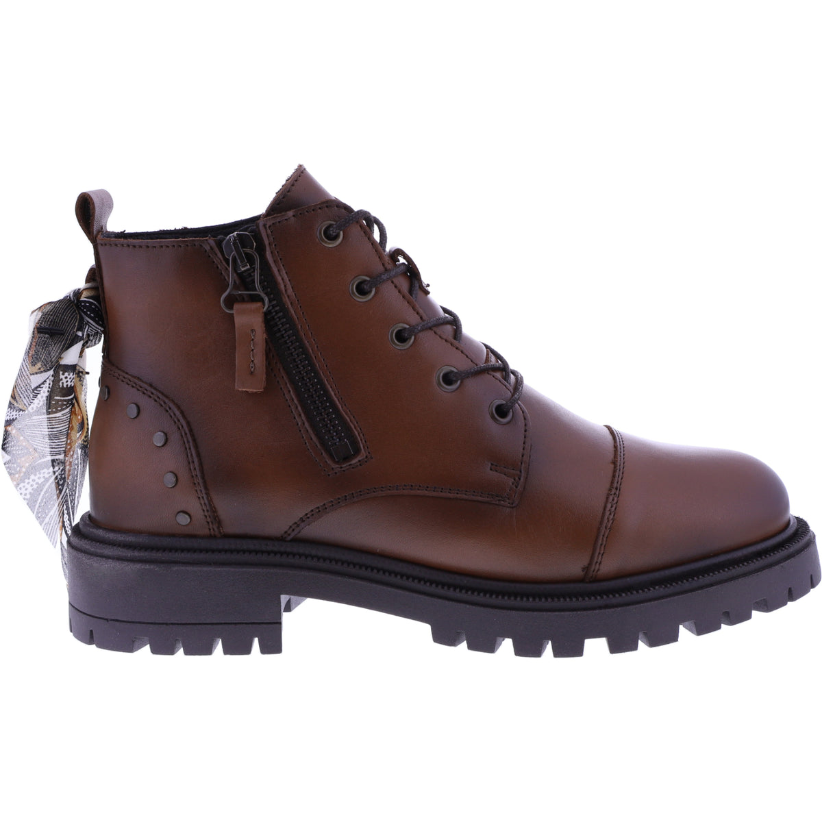 Good Step | Brasilia | Camel-Braun| Leder | 5531-C02 | Damen Schnürer-Boots