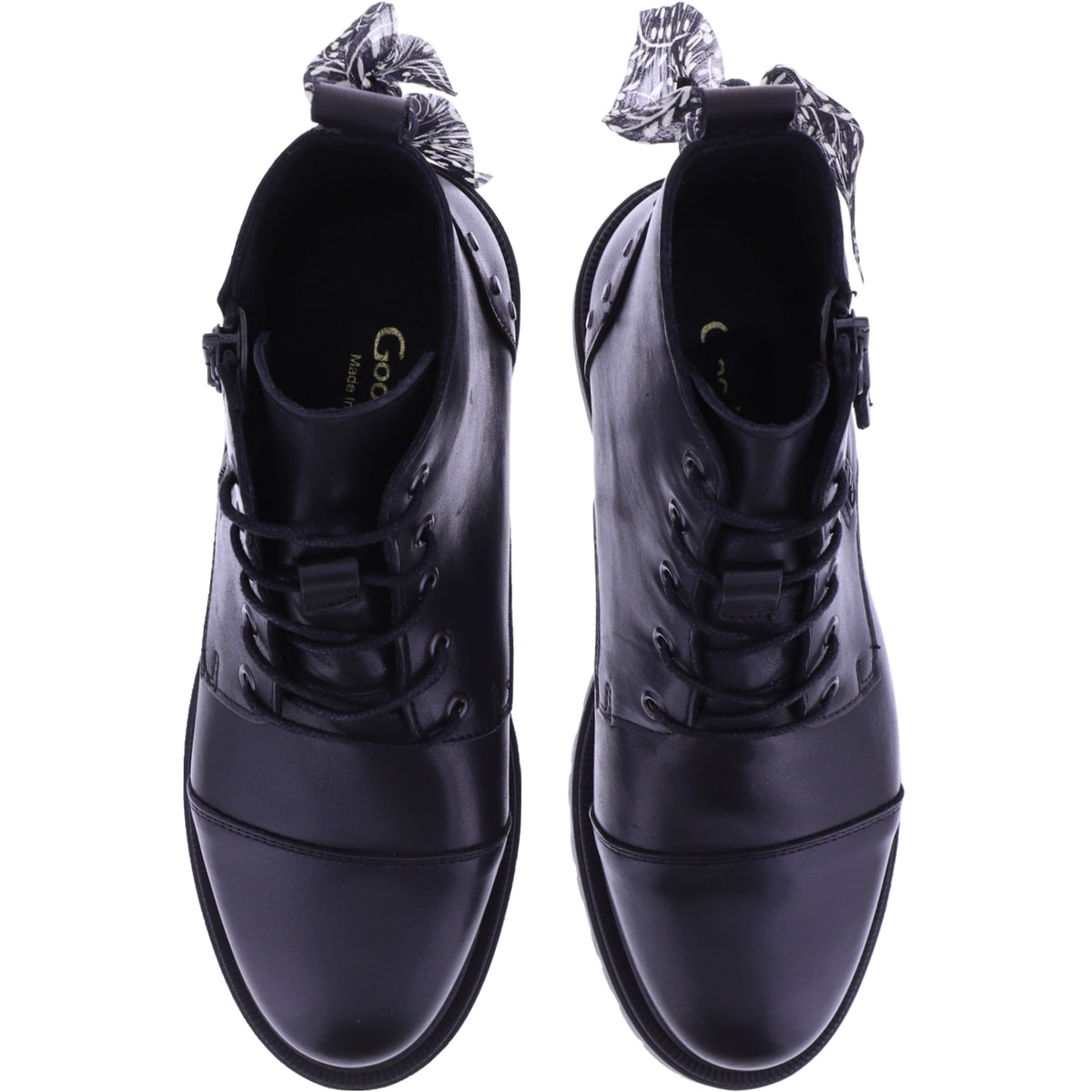 Good Step | Brasilia | Schwarz | Leder | 5531-C03 | Damen Schnürer-Boots