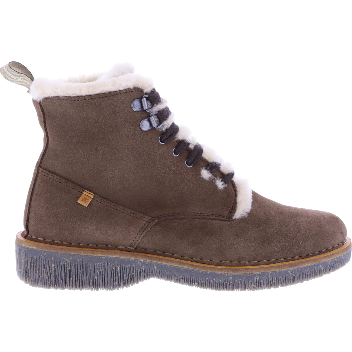 El Naturalista / Modell: N5579 Volcano / Brown-Braun / Kalbsleder-Lammfellfutter / Damen Stiefelette