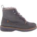 El Naturalista / Modell: N5579 Volcano / Grafito-Grau / Kalbsleder-Lammfellfutter / Damen Stiefelett
