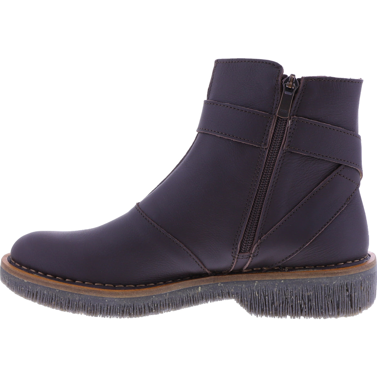 El Naturalista / Modell: N5580 Volcano / Brown-Dunkelbraun / Wax-Nappa / Damen Stiefelette