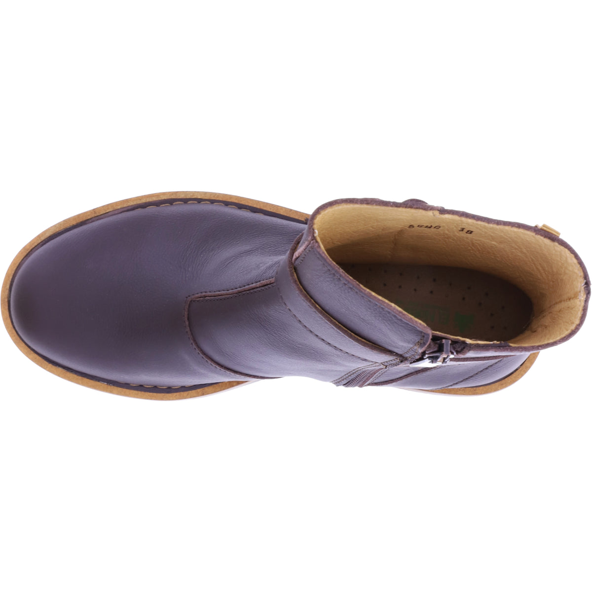 El Naturalista / Modell: N5580 Volcano / Brown-Dunkelbraun / Wax-Nappa / Damen Stiefelette
