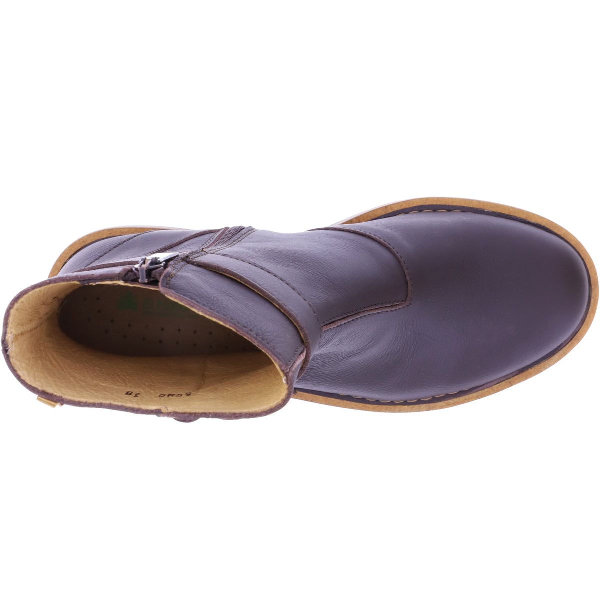 El Naturalista / Modell: N5580 Volcano / Brown-Dunkelbraun / Wax-Nappa / Damen Stiefelette