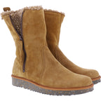 El Naturalista | Felsen | N5633 | Toffee-Braun | Kalbsleder | Damen Stiefel mit Warmfutter