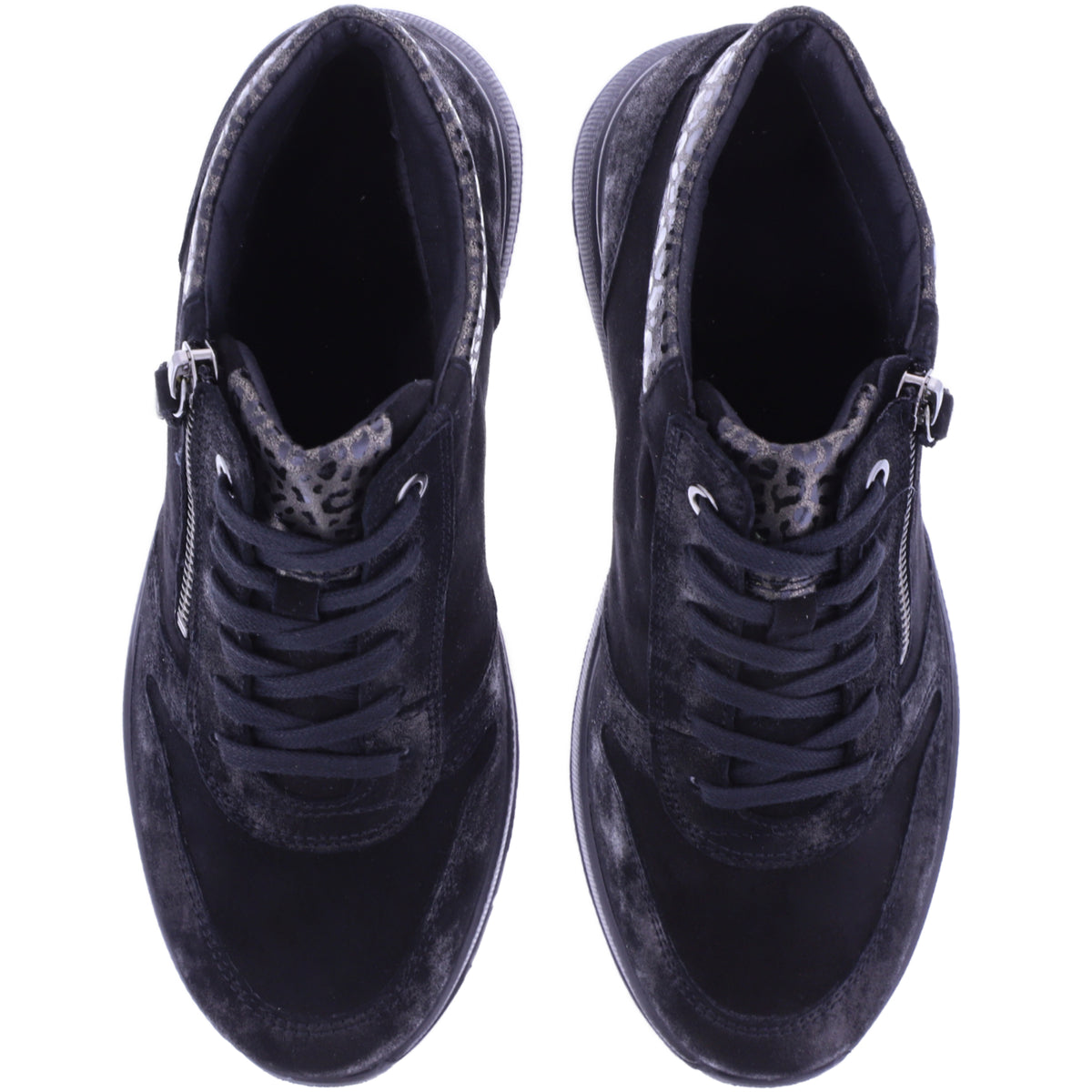 Fidelio | Heaven | Schwarz Kombi | Leder | Multistretch | Weite: H | Damen Bootie