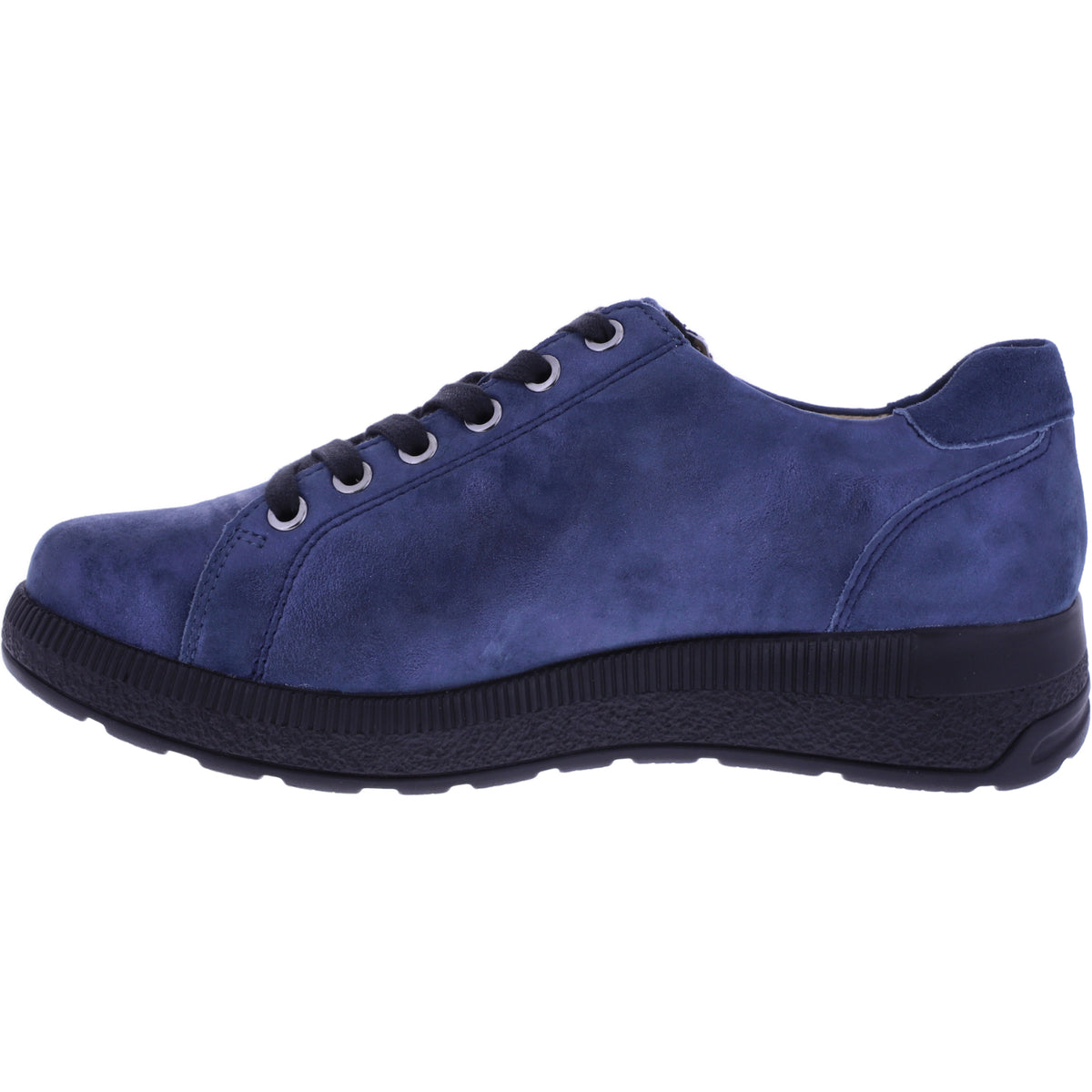 Fidelio | Holy | Marine-Blau | Leder | Multistretch | Weite: H | Damen Schnürer