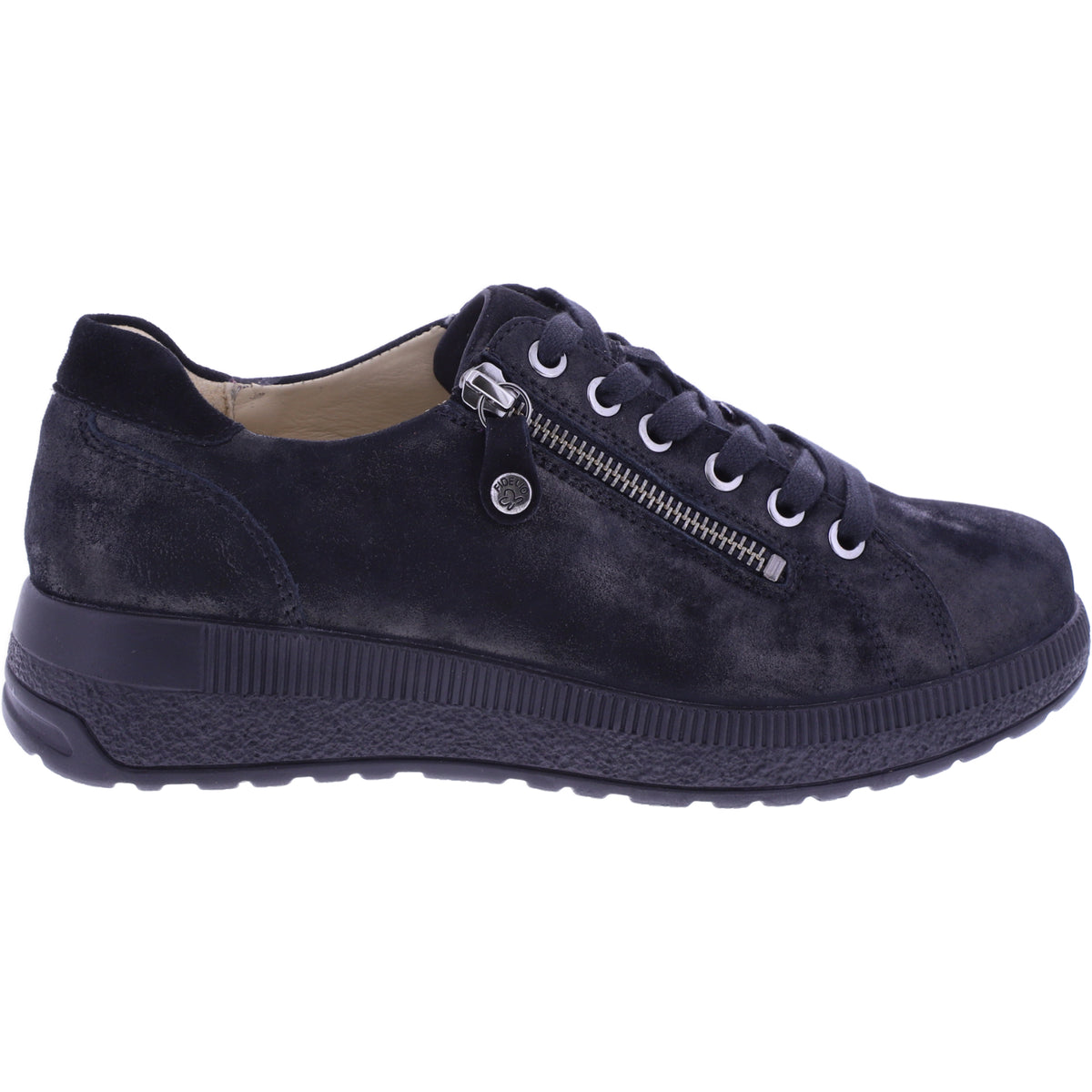 Fidelio | Holy | Nero-Schwarz | Leder | Multistretch | Weite: H | Damen Schnürer