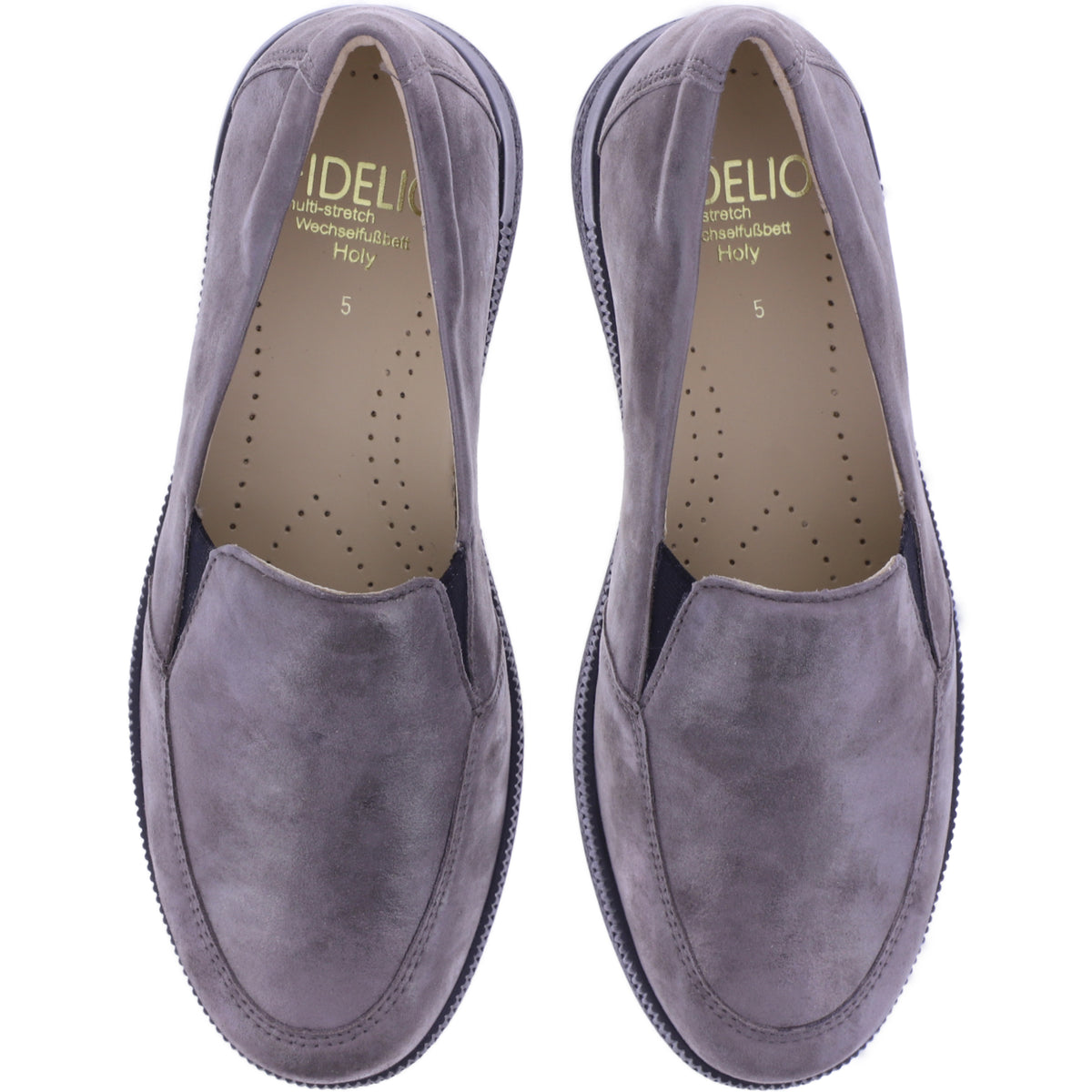 Fidelio | Holy | Umbra-Taupe | Leder | Multistretch | Weite: H | Damen Slipper