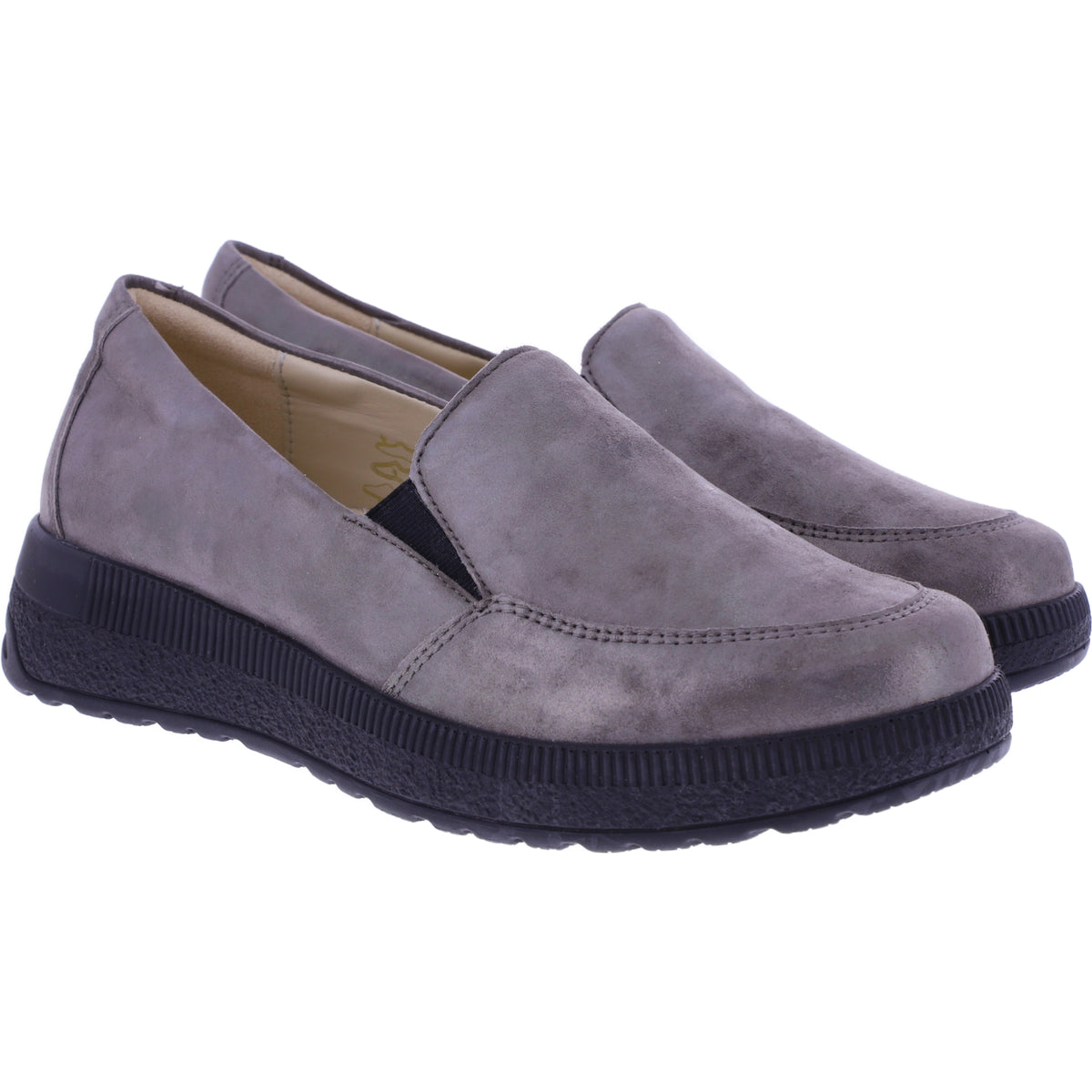 Fidelio | Holy | Umbra-Taupe | Leder | Multistretch | Weite: H | Damen Slipper