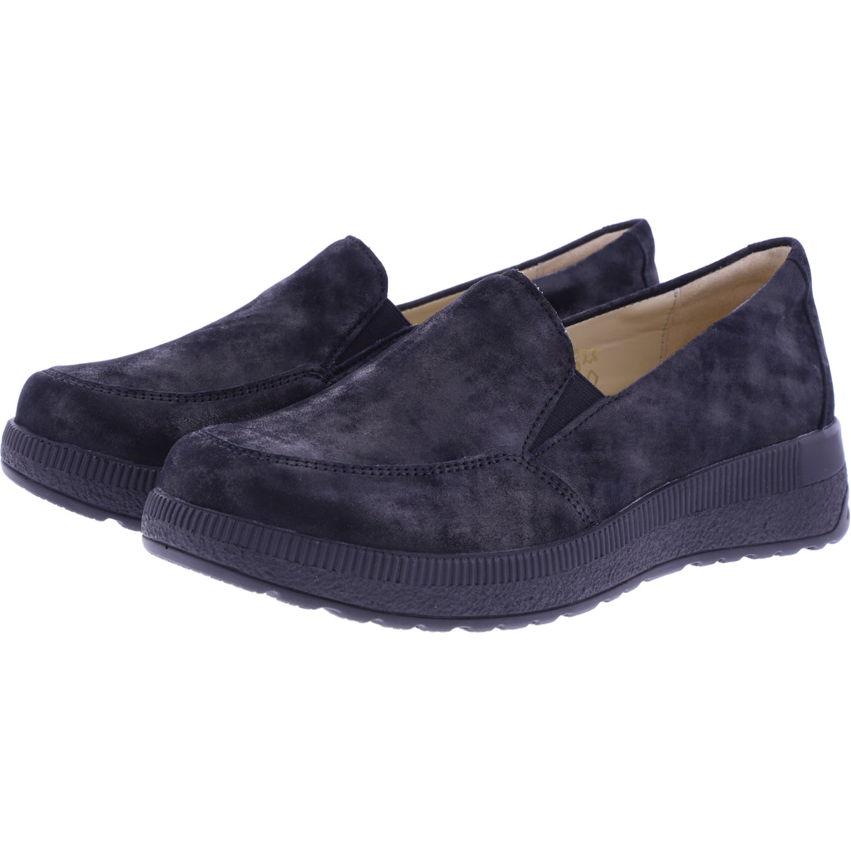 Fidelio | Holy | Nero-Schwarz | Leder | Multistretch | Weite: H | Damen Slipper