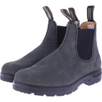 Blundstone | 587 | Rustic Black-Schwarz | Fettnubuk-Premium-Rindsleder | Chelsea Boots